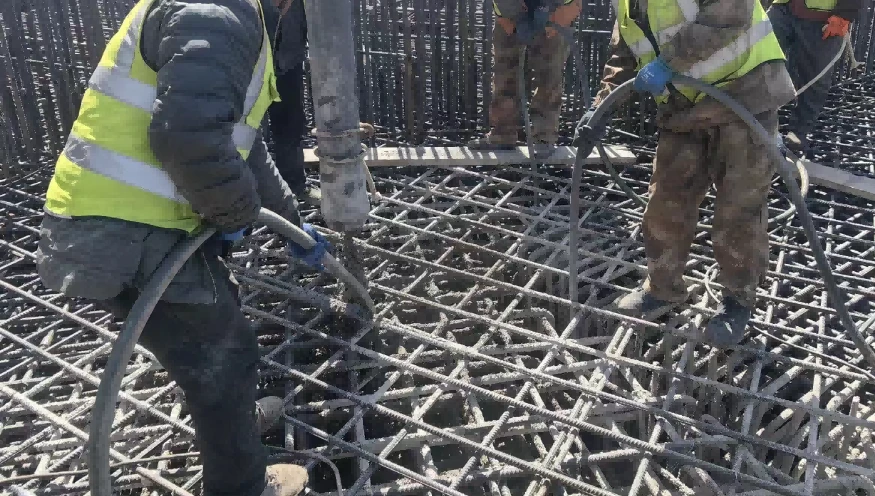 Concrete placement Concrete placement